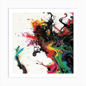 Splatter 3 Art Print