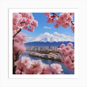 Cherry Blossoms In Japan 5 Art Print