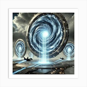 Vortex Gates Fast Deployment Art Print