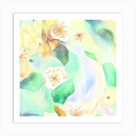 Spring Flowers 12 Art Print Art Print