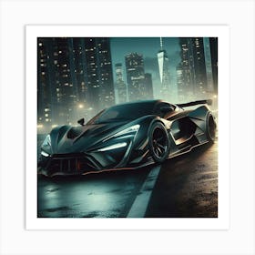 Futuristic Sports Car 113 Poster