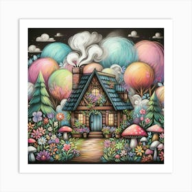 Fairy House 2 Art Print