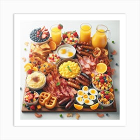 Breakfast Buffet 1 Art Print