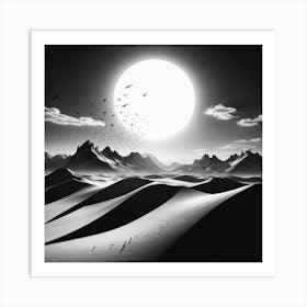 Sand Dunes 16 Art Print