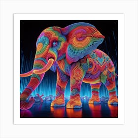 Elephant 4 Art Print