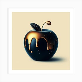 Apple with honey 2 Art Print