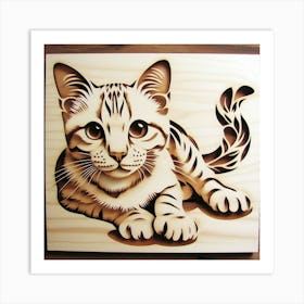 Cat Painting 1 Art Print