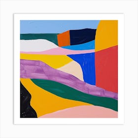 Abstract Travel Collection Kuwait 2 Art Print