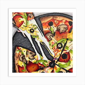 Pizza 1 Art Print