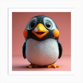 Cute Penguin 2 Art Print