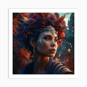 Nature's Enchantress Art Print