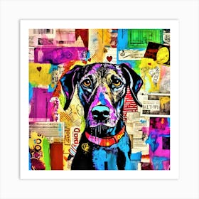 A Doggy World - Canine K9 Art Print