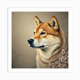 Shiba Inu 40 Art Print