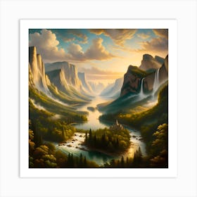 Yosemite Valley Art Print