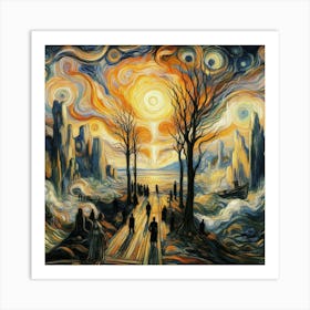 Starry Night 14 Art Print