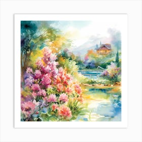 Enchanted Gardens Art Print