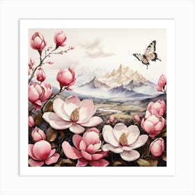 Magnolia Art Print