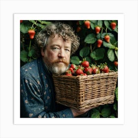 Default William Morris Strawberry Thief 3 Art Print