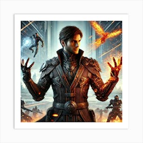 Icarion Sorath Ashheart Sci Fi Art Print