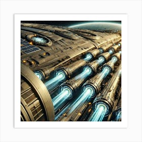 Solar Pulse Emitters Converted Art Print