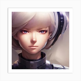 Overwatch Character Hyper-Realistic Anime Portraits Art Print