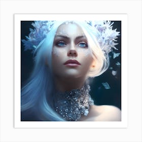 Ice Beauty Art Print