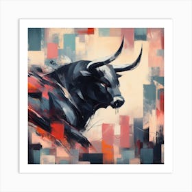 Bulls Art Print