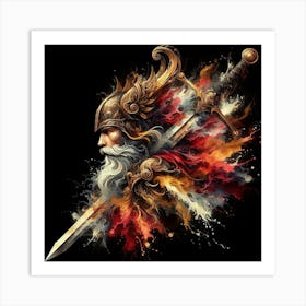 Viking Warrior Art Print