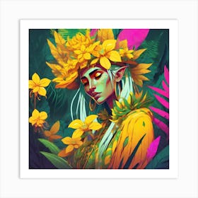 Elven Girl 9 Art Print