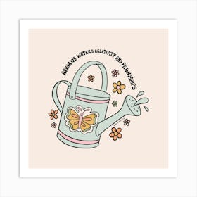 Aquarius Watering Can Art Print