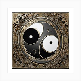 Yin Yang 40 Art Print