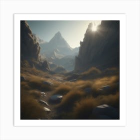 Mountain Landscape 35 Art Print