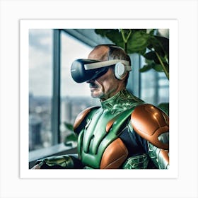 Vr Headset 17 Art Print