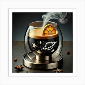 A Premium Beverage Titled Stellar Brew, Featurin Art Print