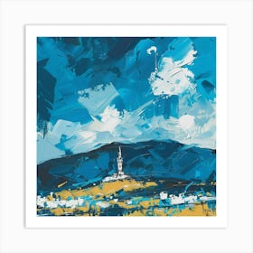 A Mitad Del Mundo In Quito Expressive Art Print