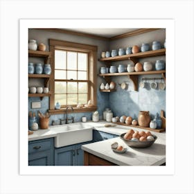 Country Kitchen 3 Art Print