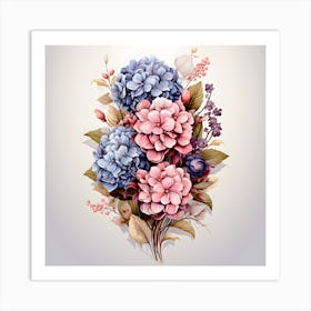 Floral Elegance Art Print