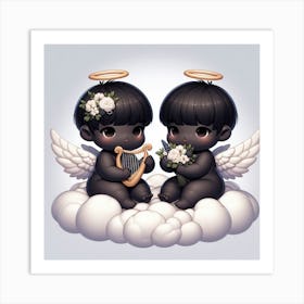 Angels Art Print