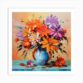 Flowers In A Vase 10 Art Print