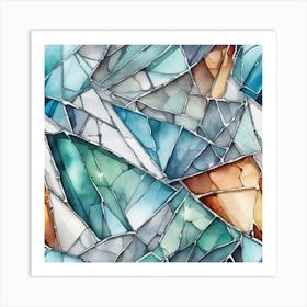 Stained Glass Pattern Art Print