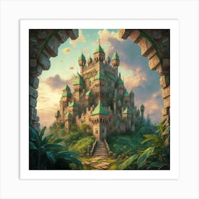 The castle in seicle 15 8 Art Print