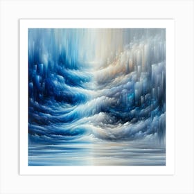 Ocean Waves Art Print