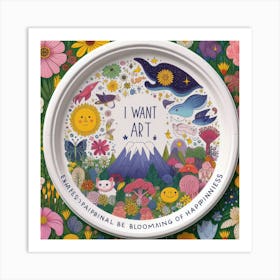 I Want Art Art Print