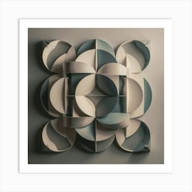 Origami Wall Art Art Print