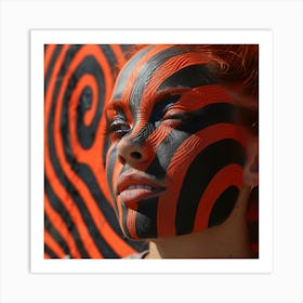 Face Painting Art Print