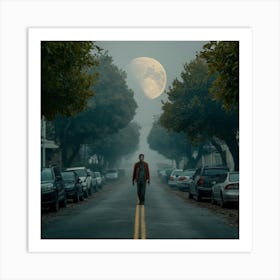 Man In The Red Coat Art Print