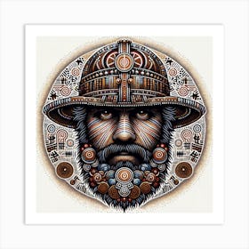 Beaver Man Art Print