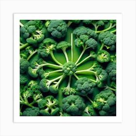 Florets Of Broccoli Art Print