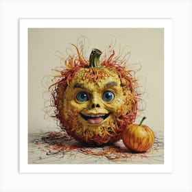 Halloween Pumpkin 11 Art Print