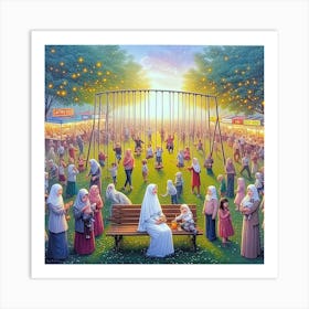 Day At The Park Art Print